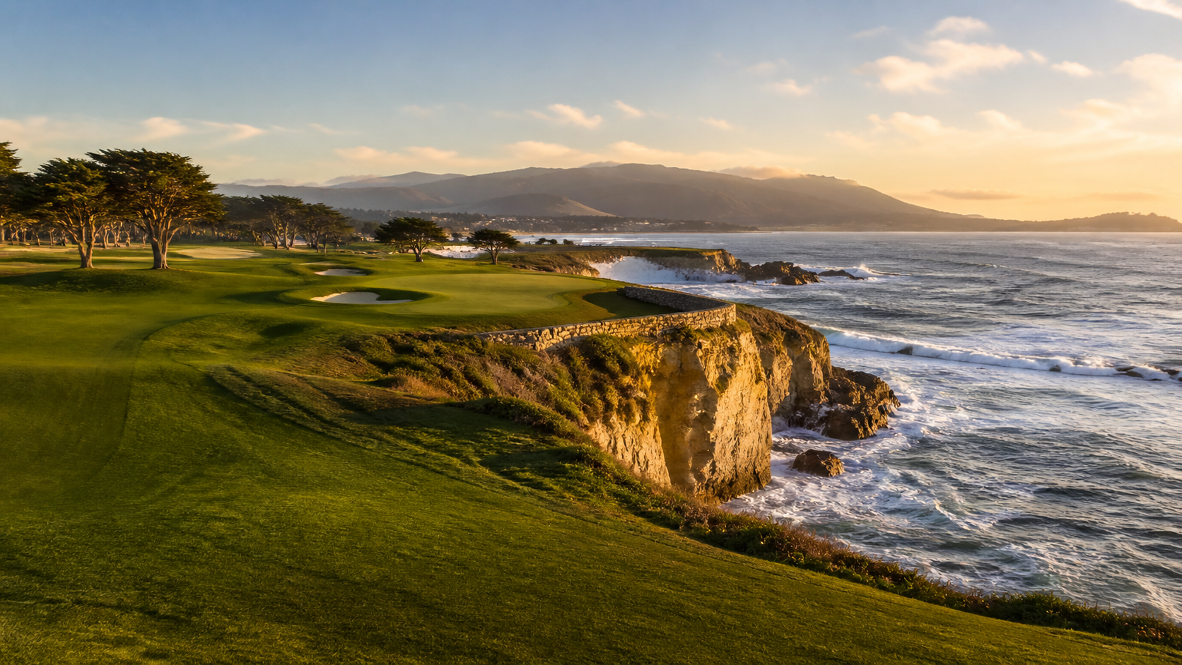 Pebble Beach inspired golf course