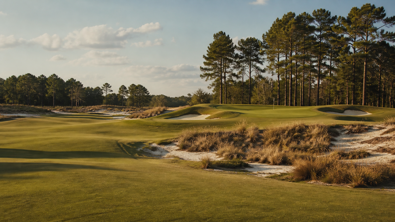 Pinehurst No. 2 inspired golf course