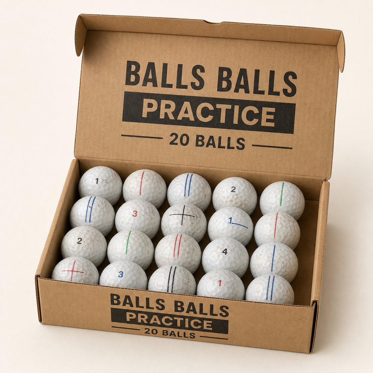 BALLS BALLS Practice 20 ball practice box
